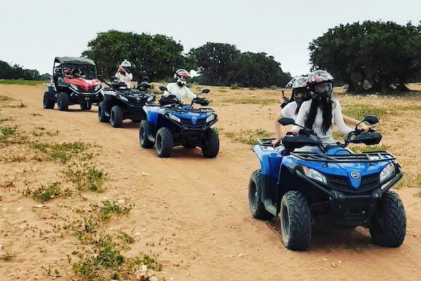 Beautiful tamraght landscape during a quad biking tour