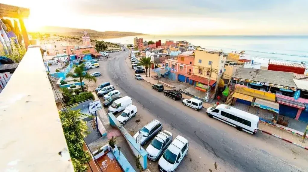 Scenic coastal road between Agadir and Aghroud