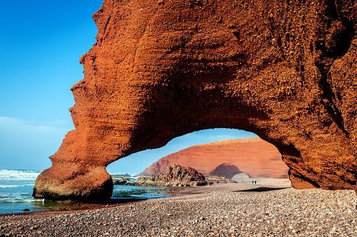 Agadir to Legzira Beach scenic coastal drive