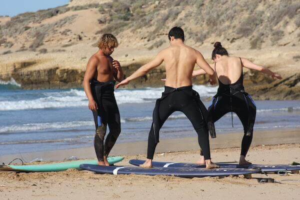 Private surf lesson in Agadir with local instructor